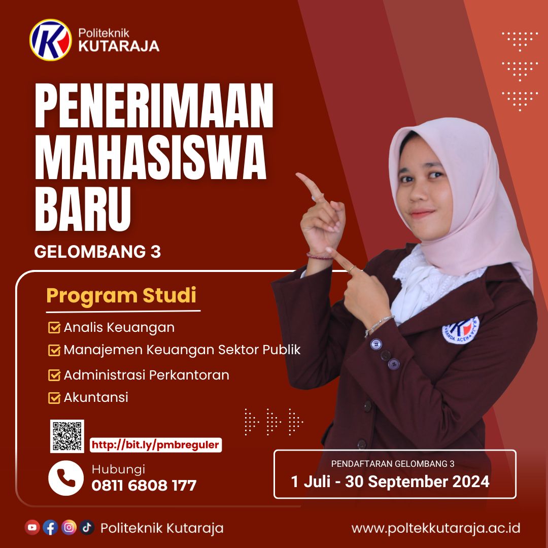 Penerimaan Mahasiswa Baru Politeknik Kutaraja